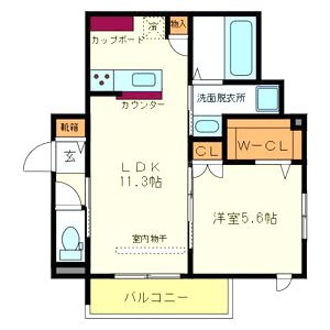 シュライクガーデンの間取り図