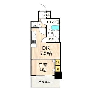 プレジオ神戸WESTの間取り図