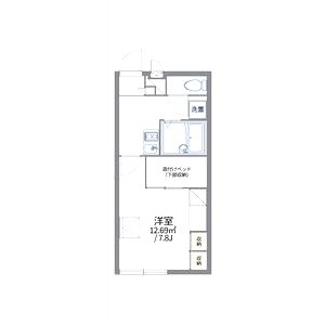 レオパレス近松の間取り図