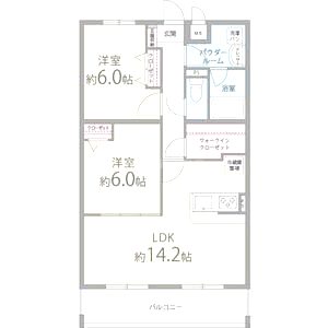 サンヴィラ24の間取り図