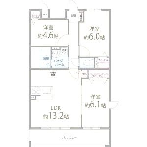 サンヴィラ24の間取り図
