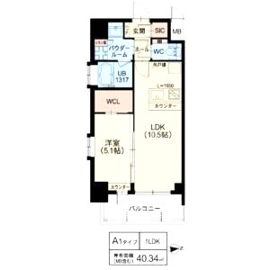 スプランディッド江坂IIIの間取り図