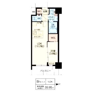 スプランディッド江坂IIIの間取り図