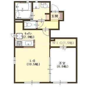 Orange Step 武庫之荘の間取り図