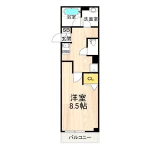 CITY SPIRE神戸元町Iの間取り図