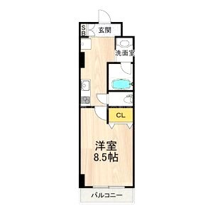CITY SPIRE神戸元町Iの間取り図
