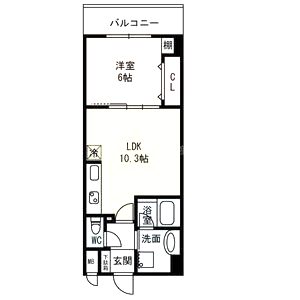 フォートレス神崎川Centerの間取り図