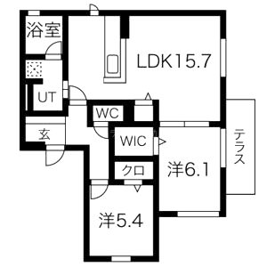 ブランシュの間取り図