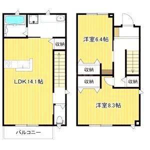 FLAT OUT Zの間取り図