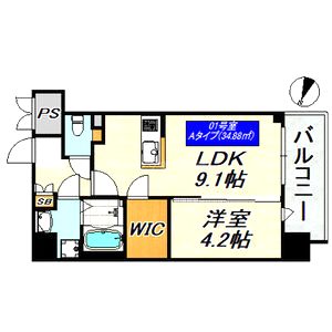 SDグランツ神戸Peninsulaの間取り図