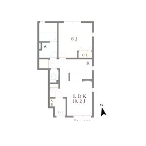 桜ハウスの間取り図