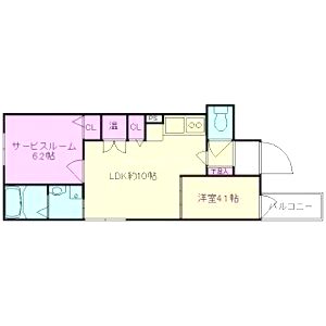 わいわいロード粉浜の間取り図