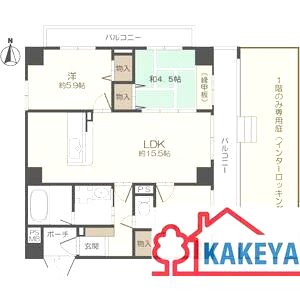ヴィル・ド・フルールの間取り図
