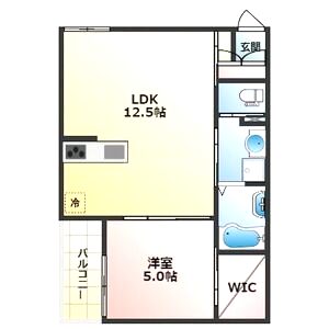 リビングライフ八尾山本の間取り図