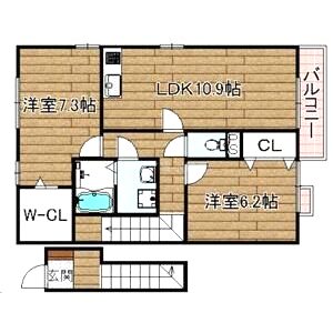 グランモア神内の間取り図
