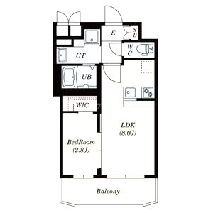 エスグランデ難波サウスの間取り図