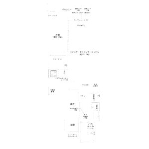 Louis Apartment 武庫川の間取り図