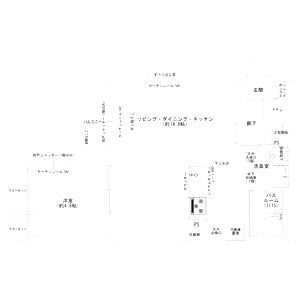 Louis Apartment 武庫川の間取り図
