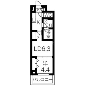ラパン すみよしの間取り図