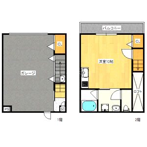 U-Proudの間取り図
