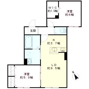 仮称)ユアメゾン山科の間取り図