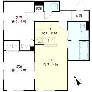 仮称)ユアメゾン山科の間取り図