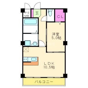 ラフィーネ久宝寺の間取り図
