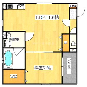 KTIレジデンス牧野の間取り図