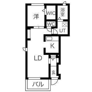 クレメント神陵台の間取り図