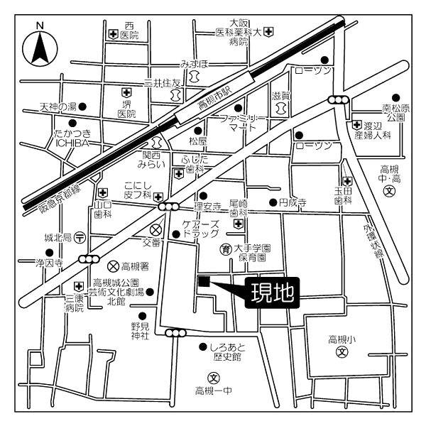 コンフォリア高槻の外観2枚目
