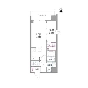 シーズンフラッツ新大阪SOUTHの間取り図