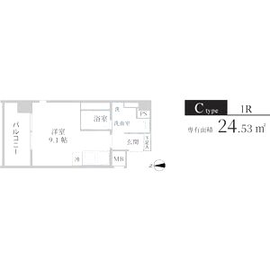 ホープ池田満寿美町の間取り図