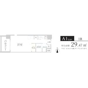ホープ池田満寿美町の間取り図