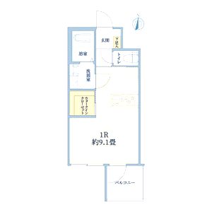 ウェルスクエア壬生高辻通の間取り図