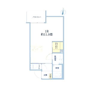 ウェルスクエア壬生高辻通の間取り図