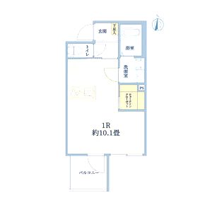 ウェルスクエア壬生高辻通の間取り図