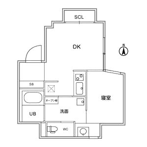 ファインブルーム靱公園の間取り図
