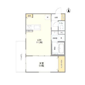 Urban Nests 天神ノ森の間取り図