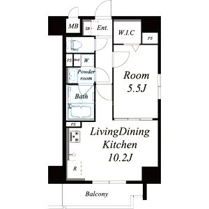 ノーブルスクエア新町の間取り図