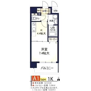 ルーヴェンブルン豊津の間取り図