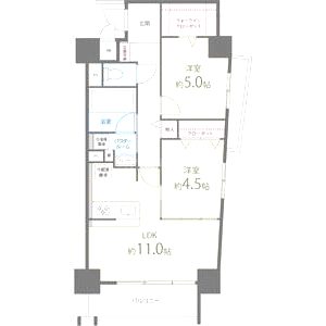 クルアルガイノウエの間取り図