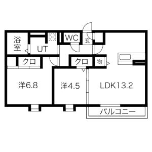 エル・スクエアの間取り図