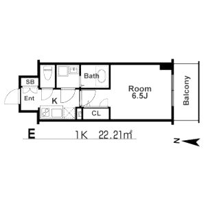 エスリード本町レジデンスの間取り図