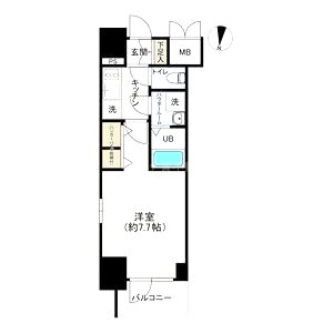 エスリード本町レジデンスの間取り図