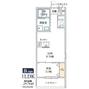 GAZELLE NOAH尼崎次屋の間取り図