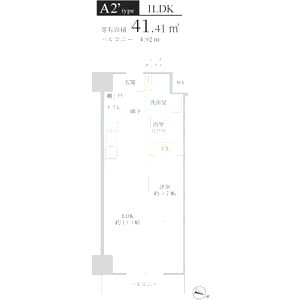 Sarnath海老江の間取り図