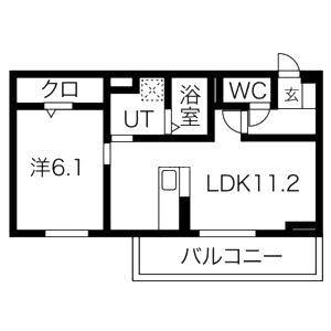 ジラソーレの間取り図