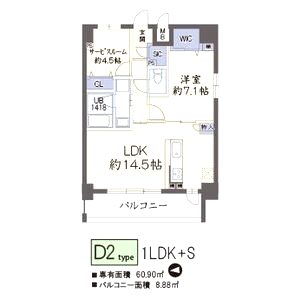 ル・クラージュ室町の間取り図