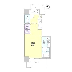 アプリーレ京町堀の間取り図