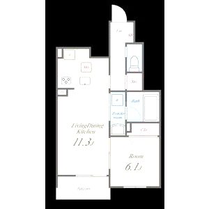 グランヴェール泉ヶ丘Vの間取り図